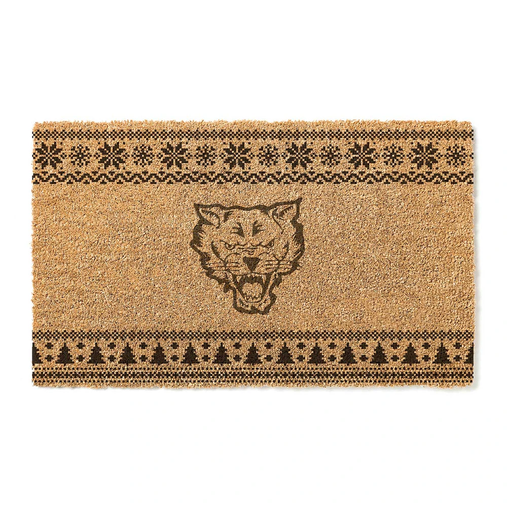 Fort Valley State Wildcats 18" x 30" Holiday Coir Doormat