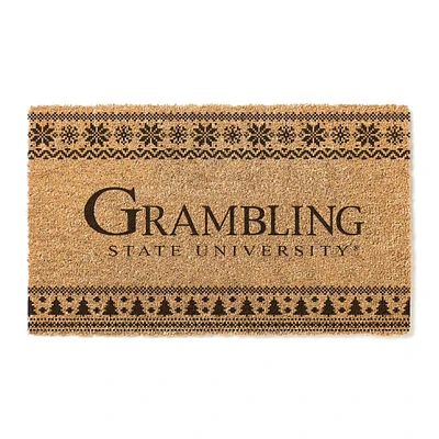 Grambling Tigers 18" x 30" Holiday Coir Doormat