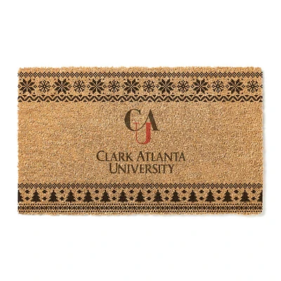 Clark Atlanta University Panthers 18" x 30" Holiday Coir Doormat