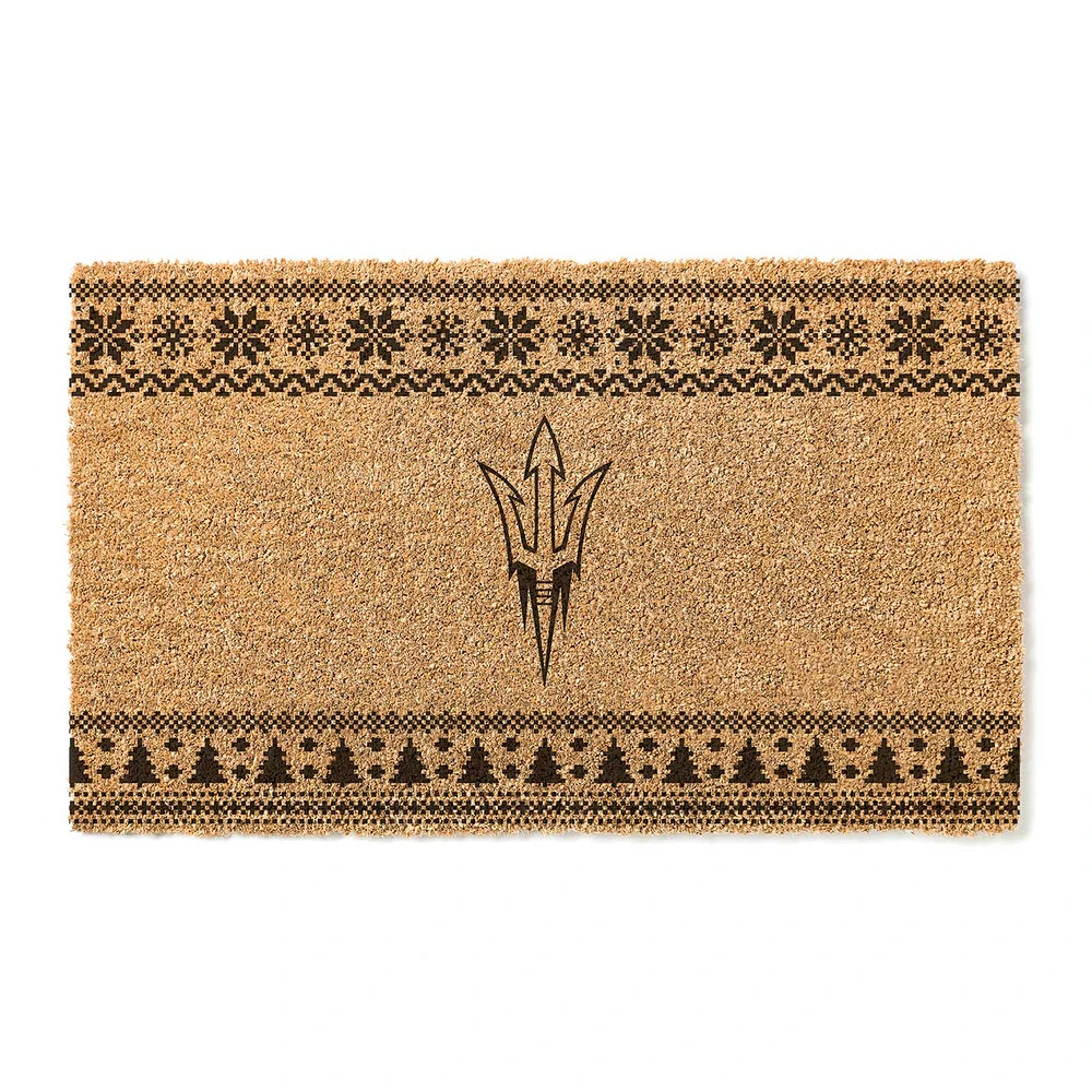 Arizona State Sun Devils 18" x 30" Holiday Coir Doormat