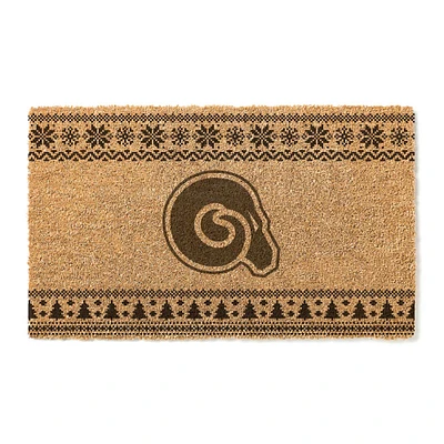 Albany State Golden Rams 18" x 30" Holiday Coir Doormat