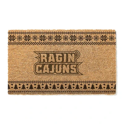 Louisiana Ragin' Cajuns 18" x 30" Holiday Coir Doormat