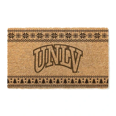 UNLV Rebels 18" x 30" Holiday Coir Doormat