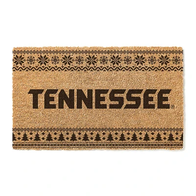 Tennessee Volunteers 18" x 30" Holiday Coir Doormat