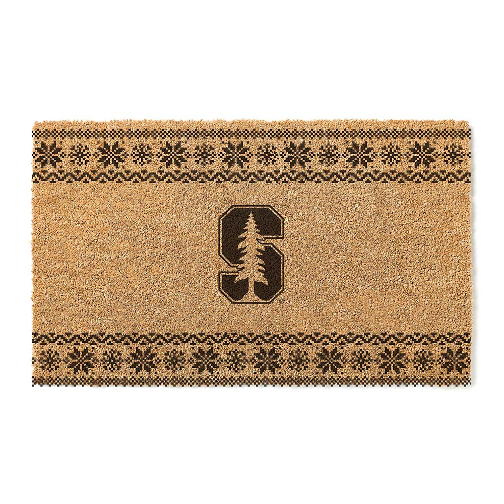 Stanford Cardinal 18" x 30" Holiday Coir Doormat