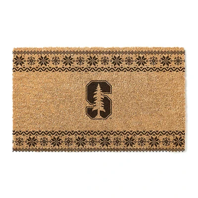 Stanford Cardinal 18" x 30" Holiday Coir Doormat