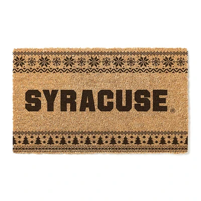 Syracuse Orange 18" x 30" Holiday Coir Doormat