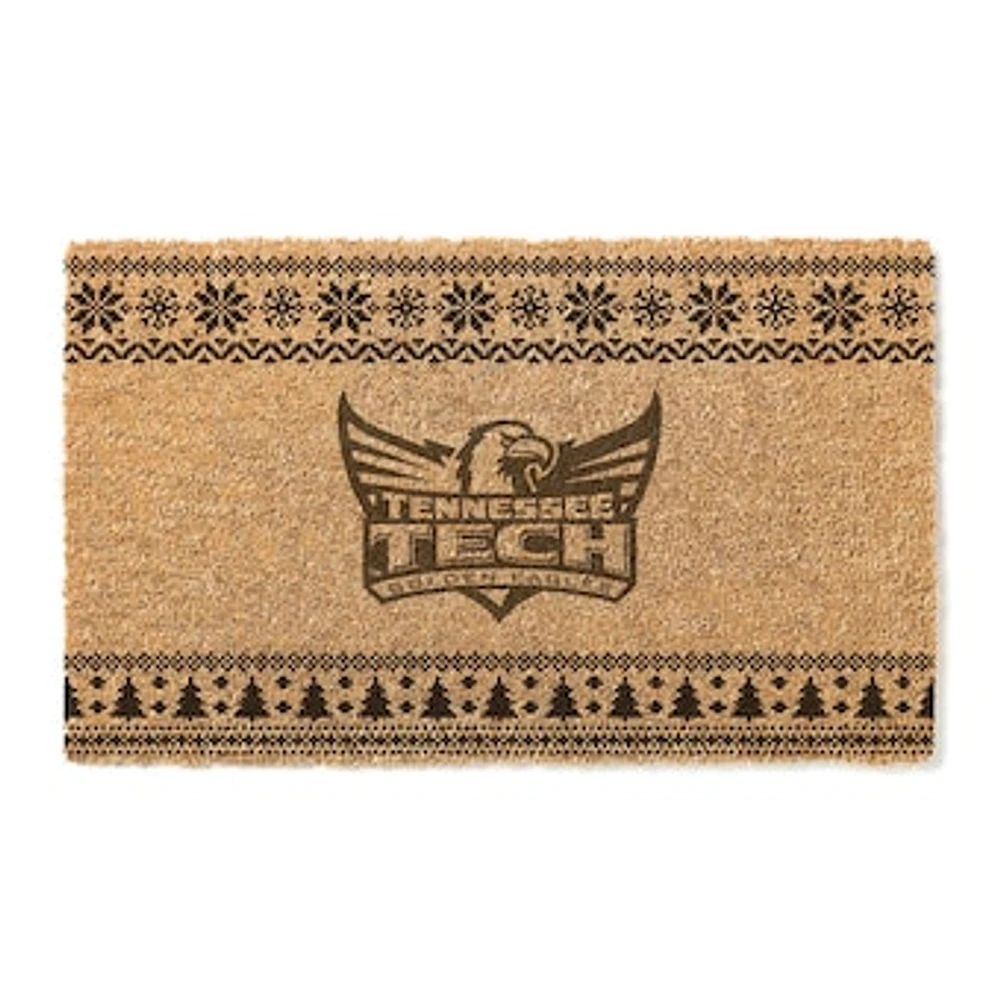 Tennessee Tech Golden Eagles 18" x 30" Holiday Coir Doormat