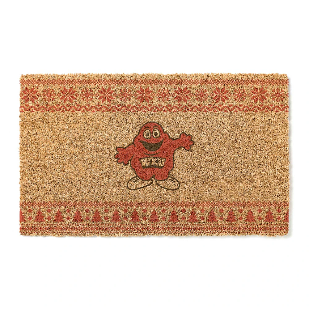 Western Kentucky Hilltoppers 18" x 30" Holiday Coir Doormat