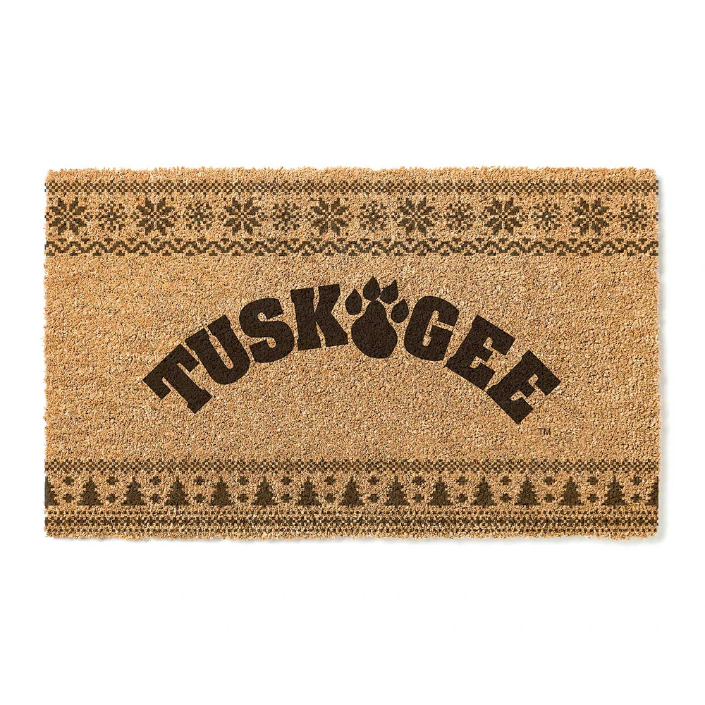 Tuskegee Golden Tigers 18" x 30" Holiday Coir Doormat
