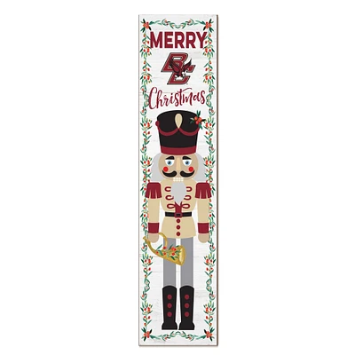 Boston College Eagles 11" x 46" Nutcracker Holiday Leaner Sign
