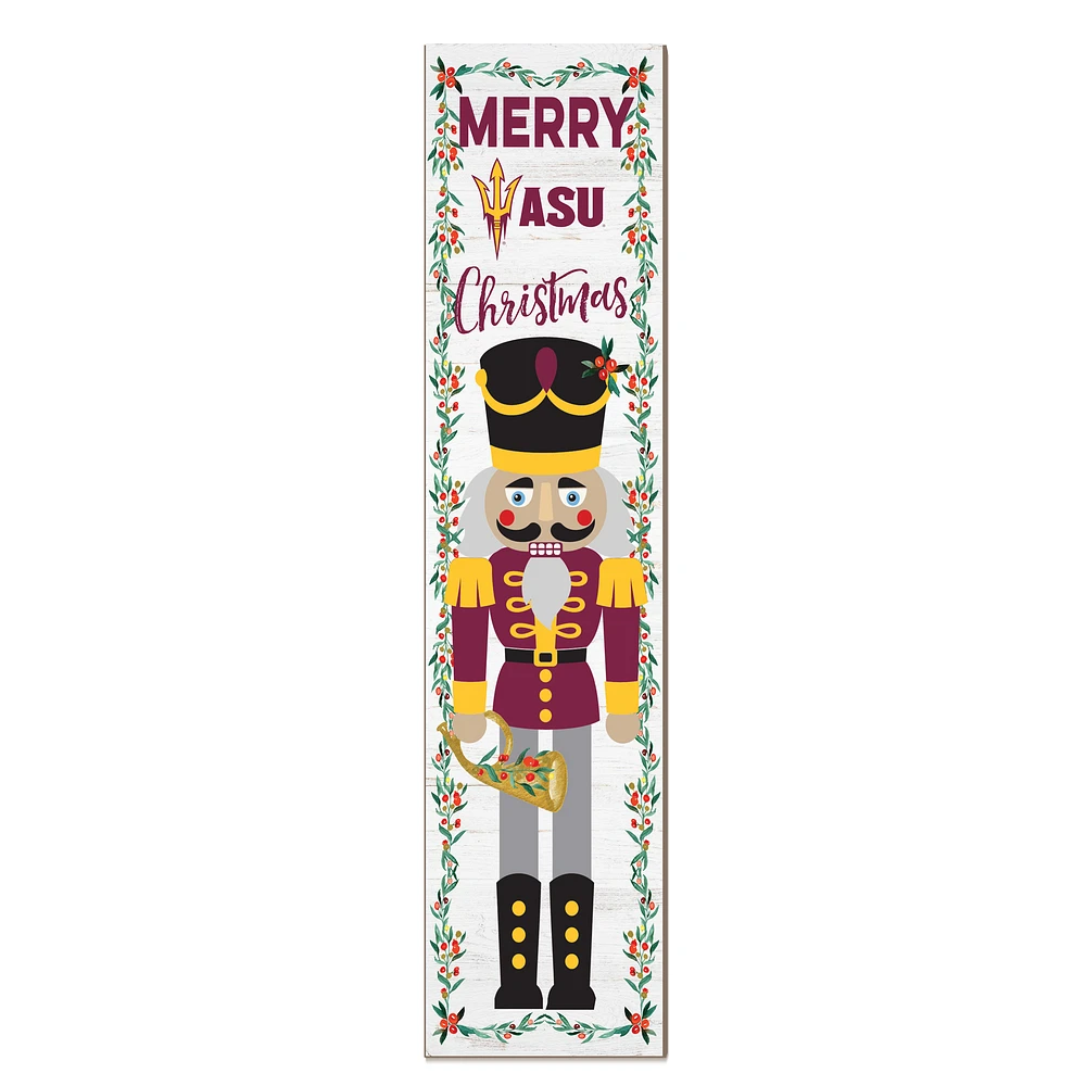 Arizona State Sun Devils 11" x 46" Nutcracker Holiday Leaner Sign