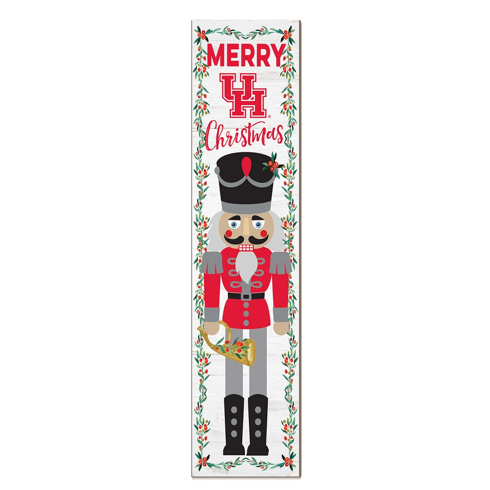 Houston Cougars 11" x 46" Nutcracker Holiday Leaner Sign
