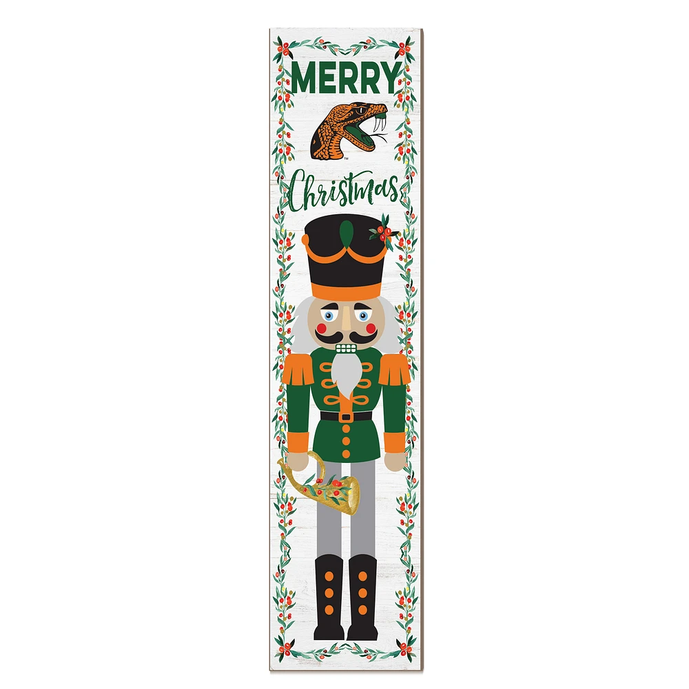 Florida A&M Rattlers 11" x 46" Nutcracker Holiday Leaner Sign