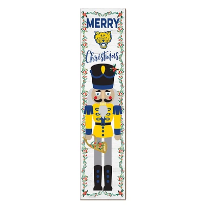 Fort Valley State Wildcats 11" x 46" Nutcracker Holiday Leaner Sign