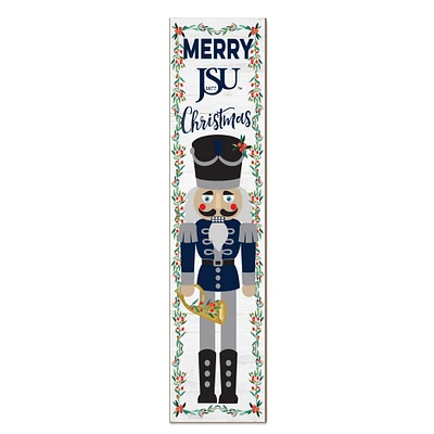 Jackson State Tigers 11" x 46" Nutcracker Holiday Leaner Sign