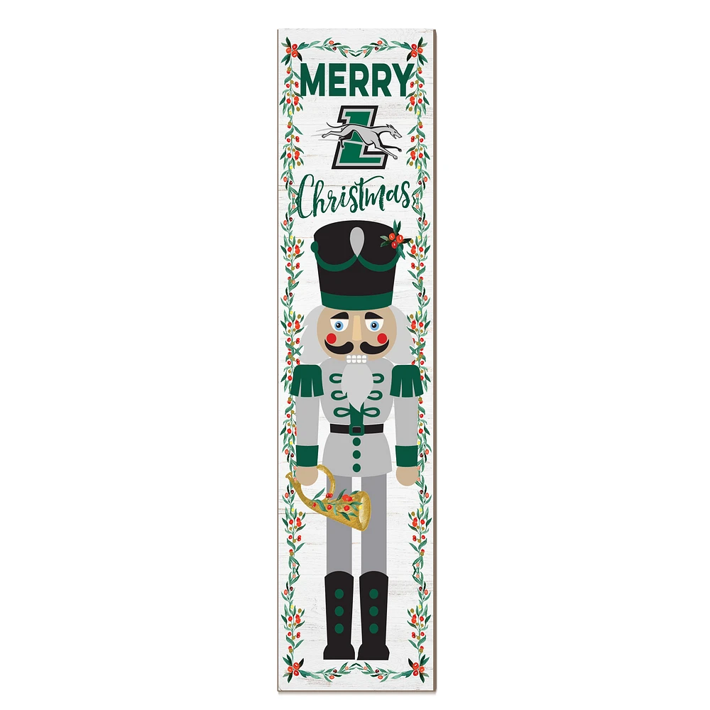 Loyola Greyhounds 11" x 46" Nutcracker Holiday Leaner Sign