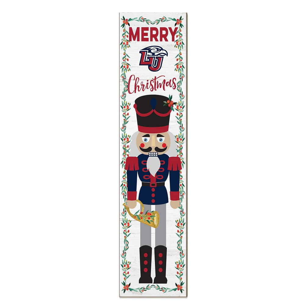 Liberty Flames 11" x 46" Nutcracker Holiday Leaner Sign