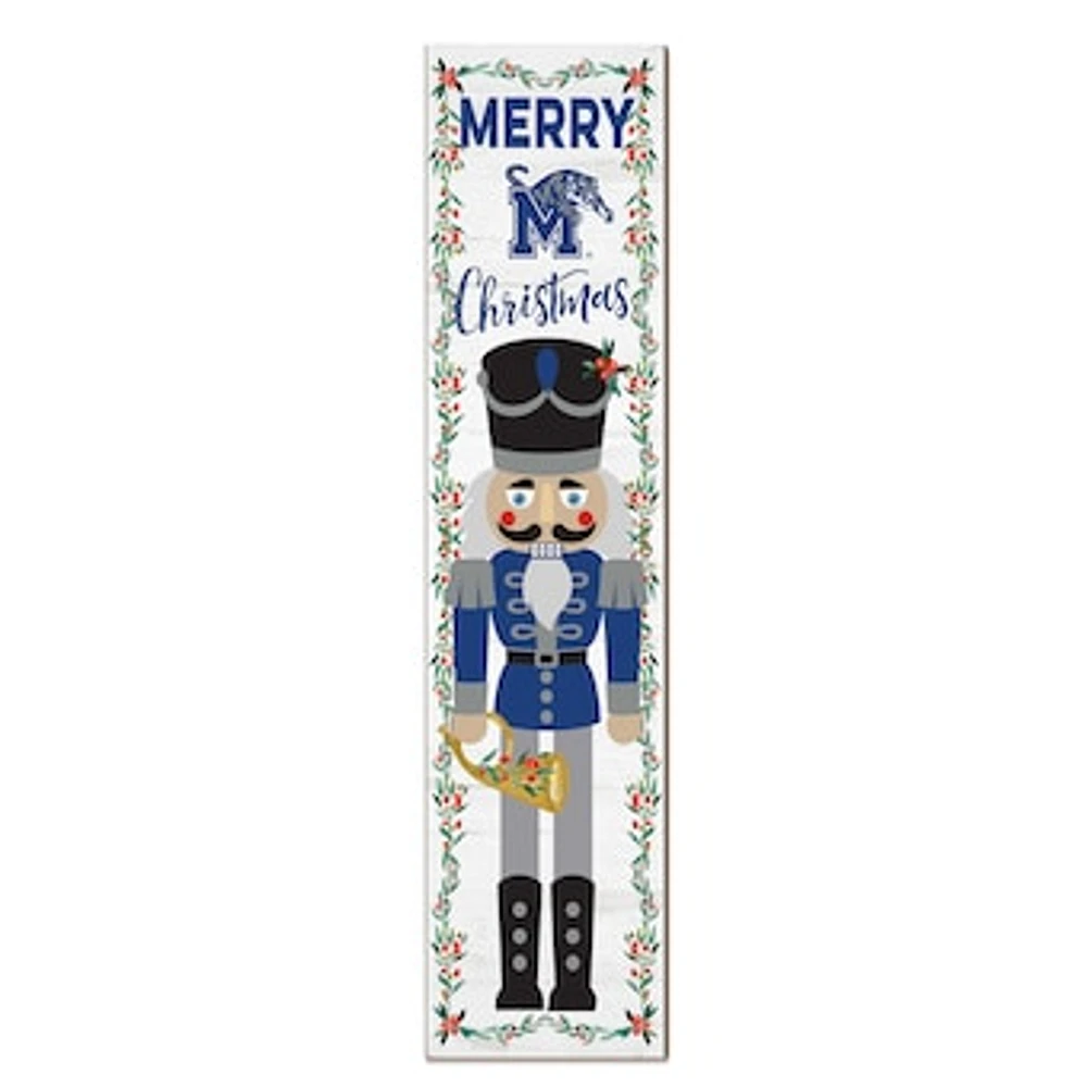 Memphis Tigers 11" x 46" Nutcracker Holiday Leaner Sign