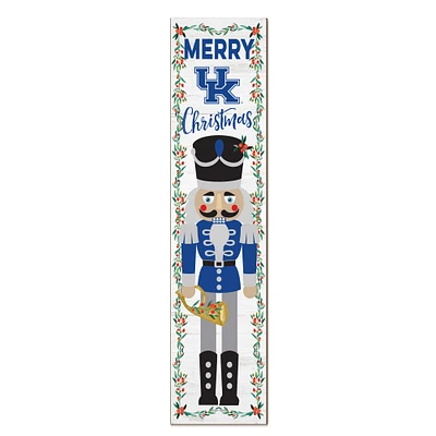 Kentucky Wildcats 11" x 46" Nutcracker Holiday Leaner Sign