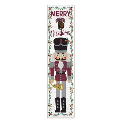 Montana Grizzlies 11" x 46" Nutcracker Holiday Leaner Sign