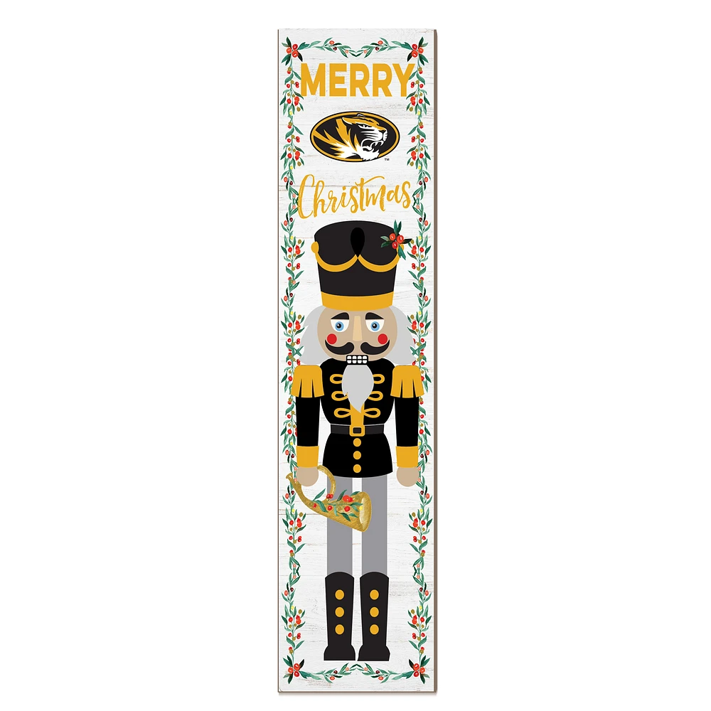 Missouri Tigers 11" x 46" Nutcracker Holiday Leaner Sign