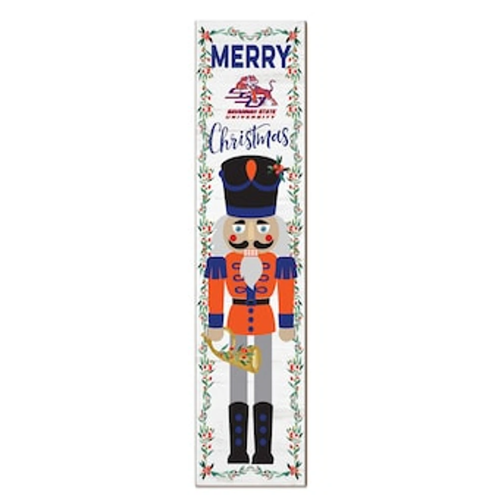 Savannah State Tigers 11" x 46" Nutcracker Holiday Leaner Sign