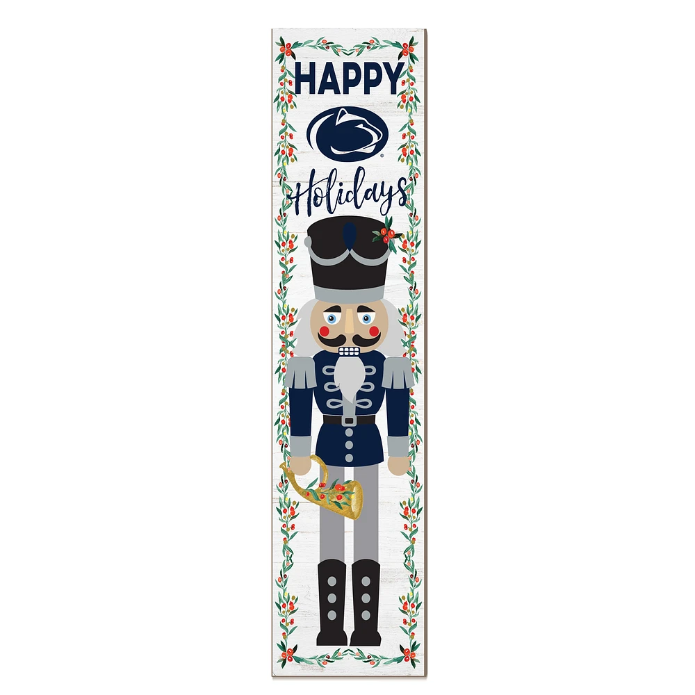 Penn State Nittany Lions 11" x 46" Nutcracker Holiday Leaner Sign
