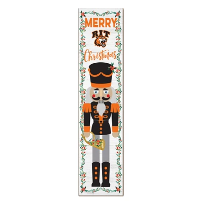 Rochester Institute of Technology Tigers 11" x 46" Nutcracker Holiday Leaner Sign