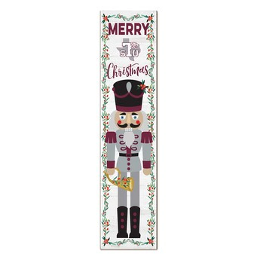 Texas Southern Tigers 11" x 46" Nutcracker Holiday Leaner Sign