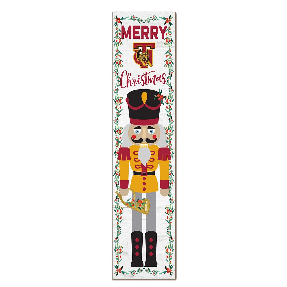 Tuskegee Golden Tigers 11" x 46" Nutcracker Holiday Leaner Sign