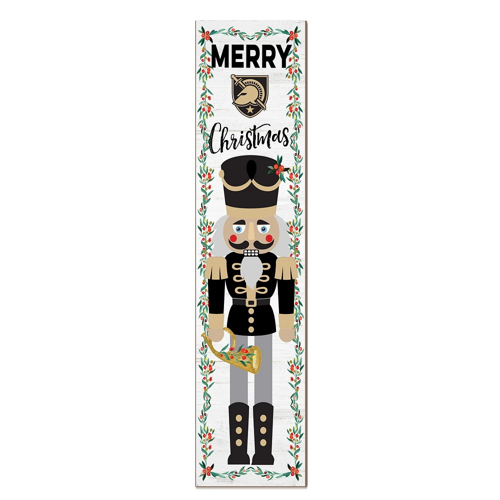 Army Black Knights 11" x 46" Nutcracker Holiday Leaner Sign