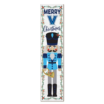 Villanova Wildcats 11" x 46" Nutcracker Holiday Leaner Sign