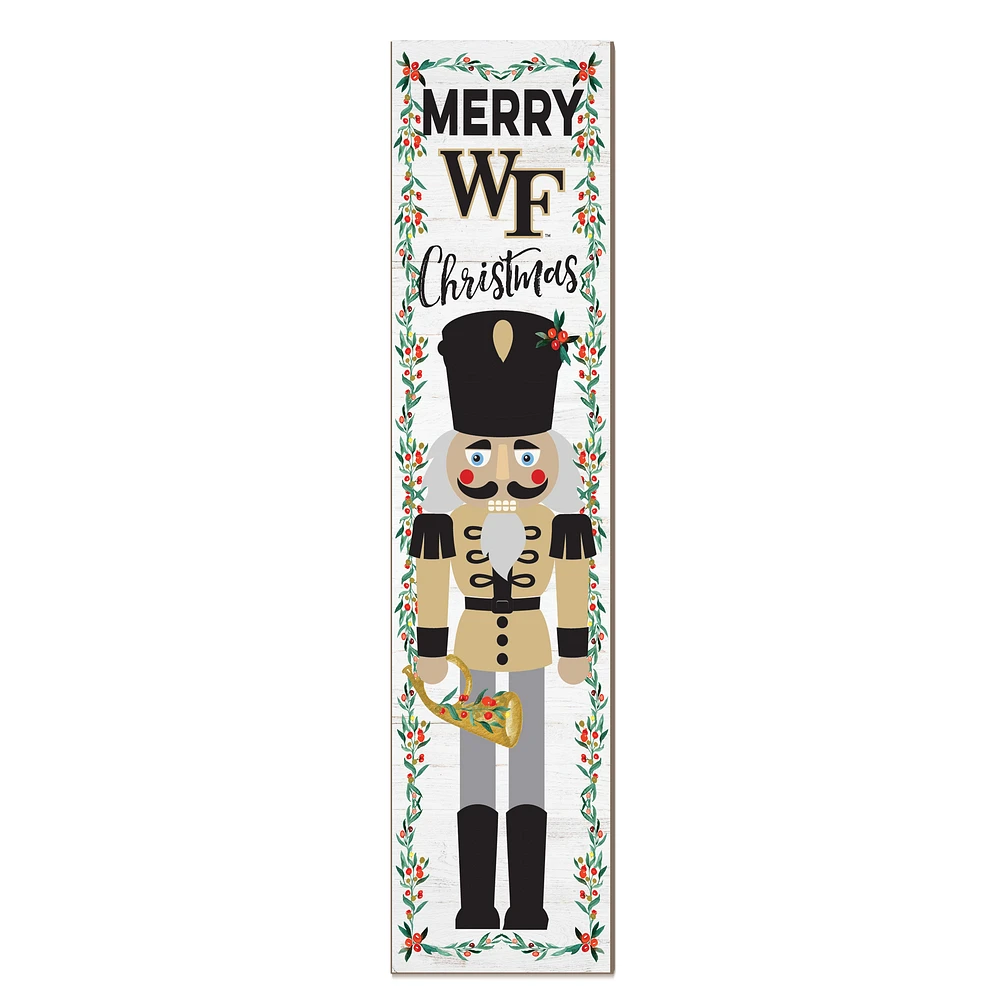 Wake Forest Demon Deacons 11" x 46" Nutcracker Holiday Leaner Sign