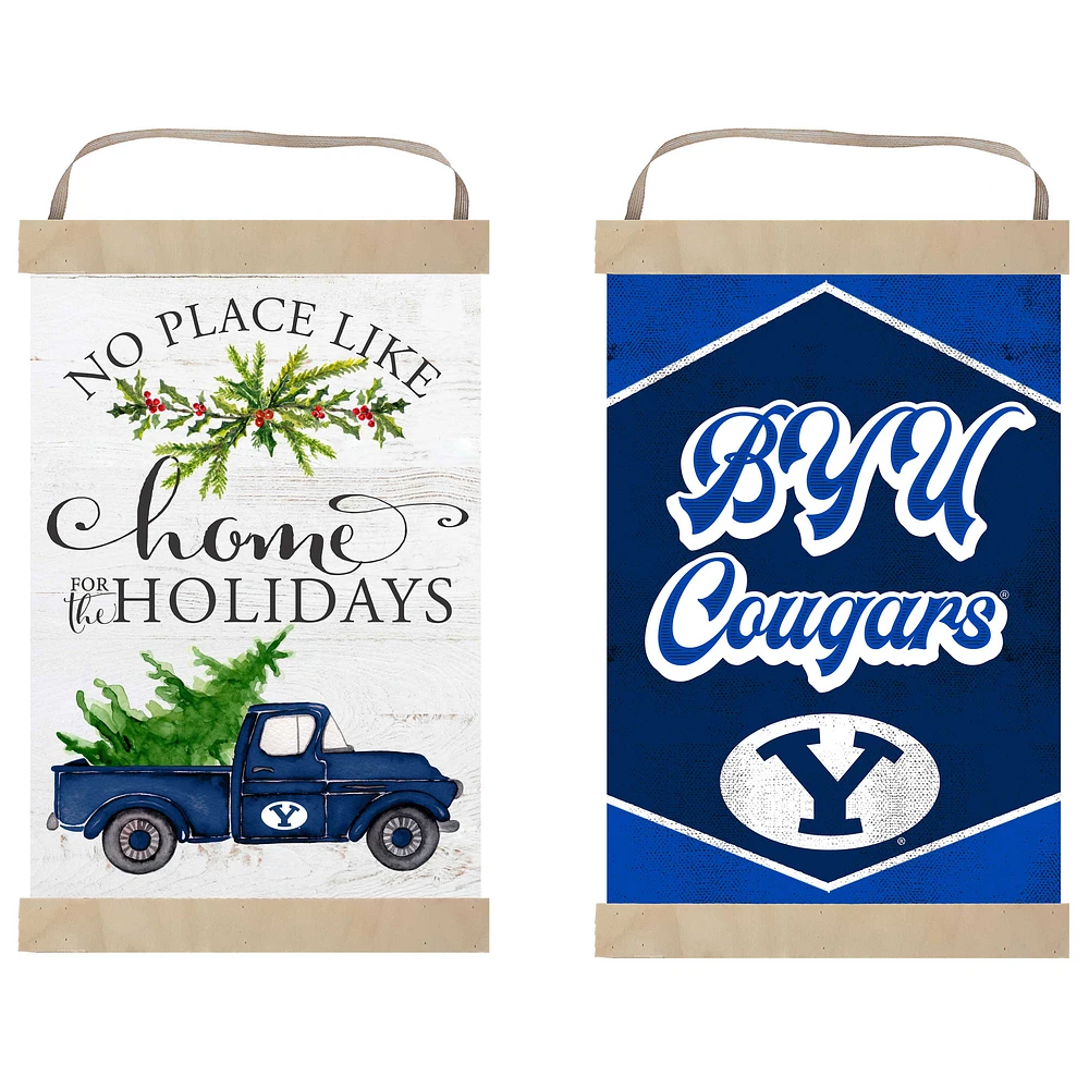 BYU Cougars 12" x 20" Reversible Banner Sign