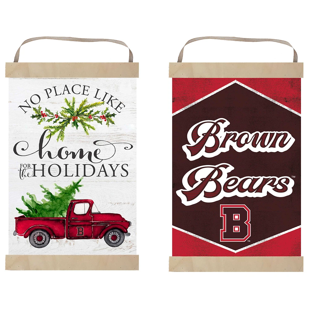 Brown Bears 12" x 20" Reversible Banner Sign