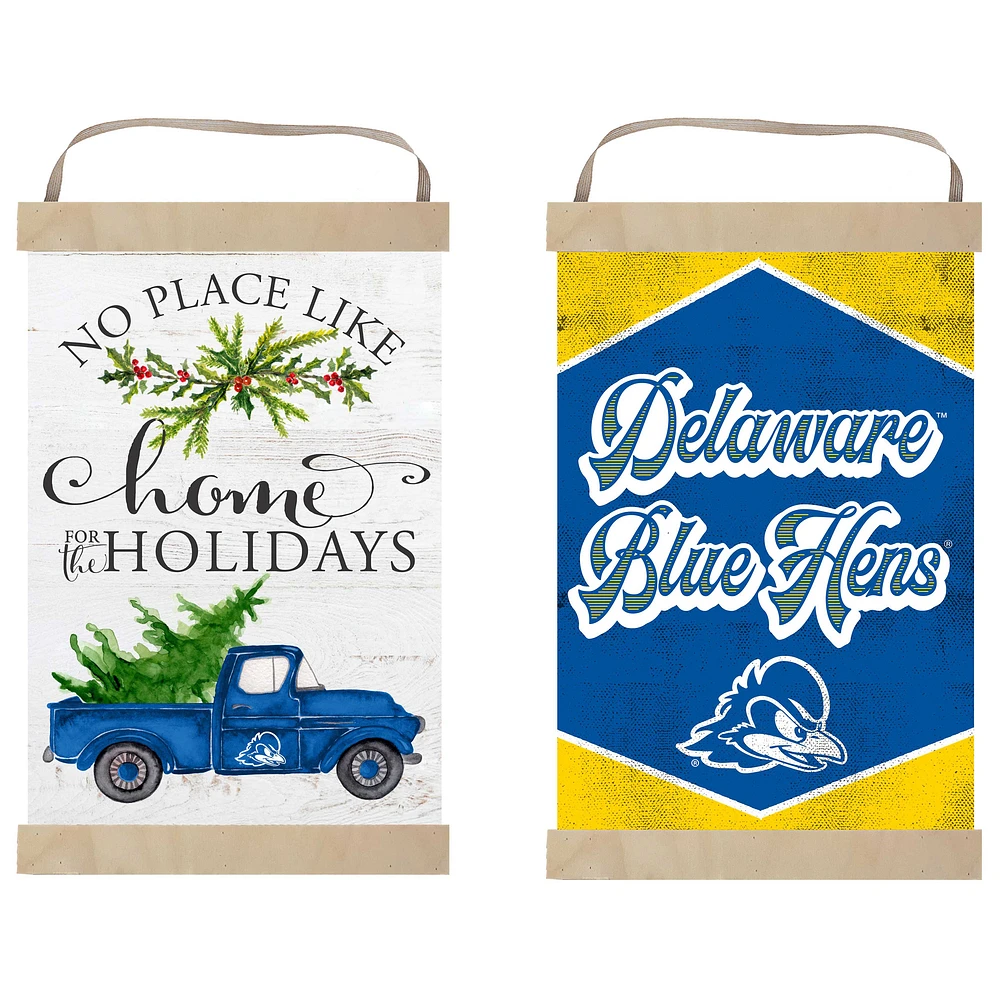 Delaware Fightin' Blue Hens 12" x 20" Reversible Banner Sign