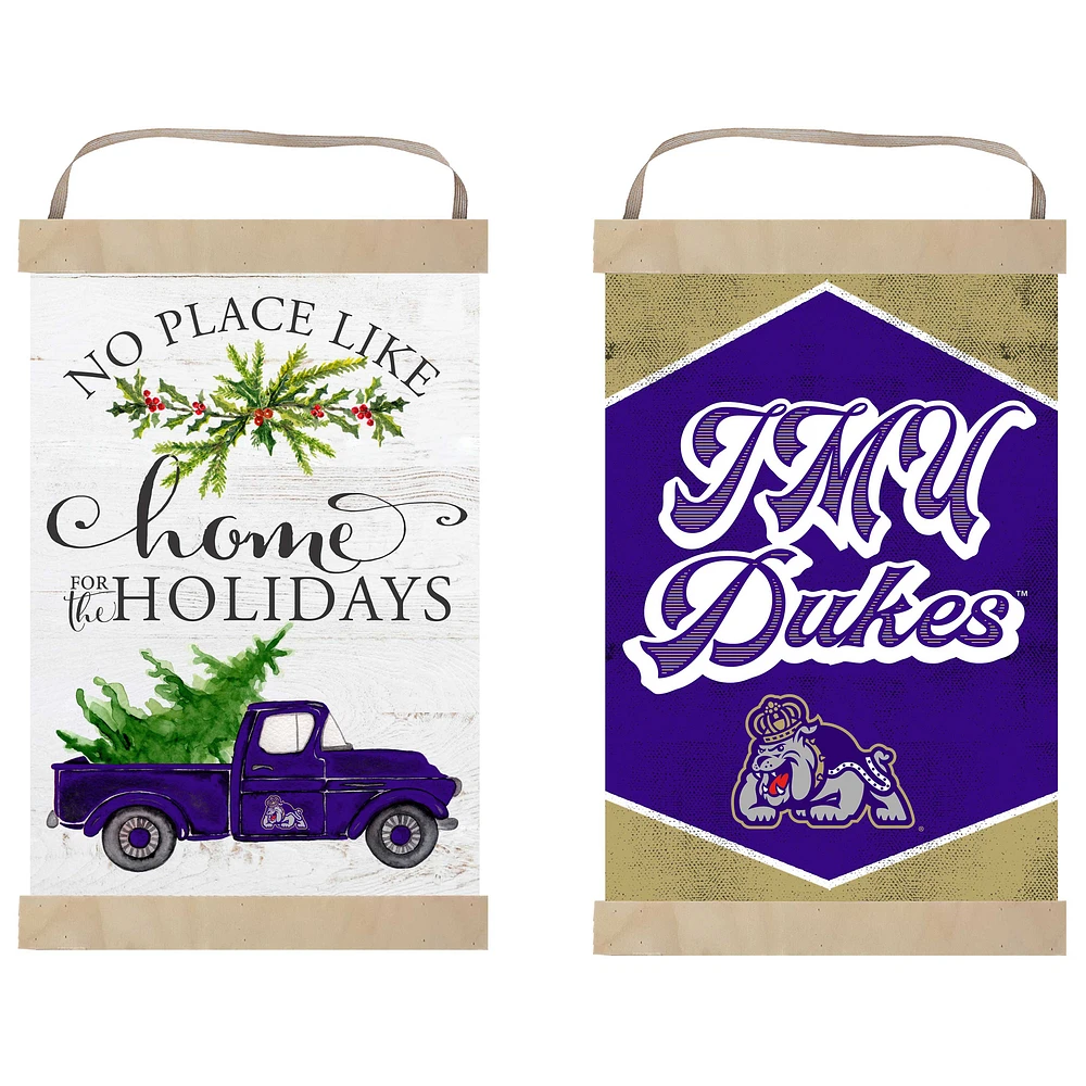James Madison Dukes 12" x 20" Reversible Banner Sign