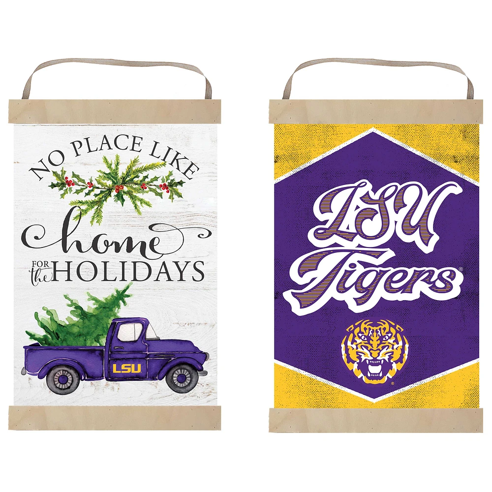 LSU Tigers 12" x 20" Reversible Banner Sign