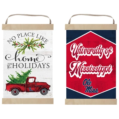 Ole Miss Rebels 12" x 20" Reversible Banner Sign