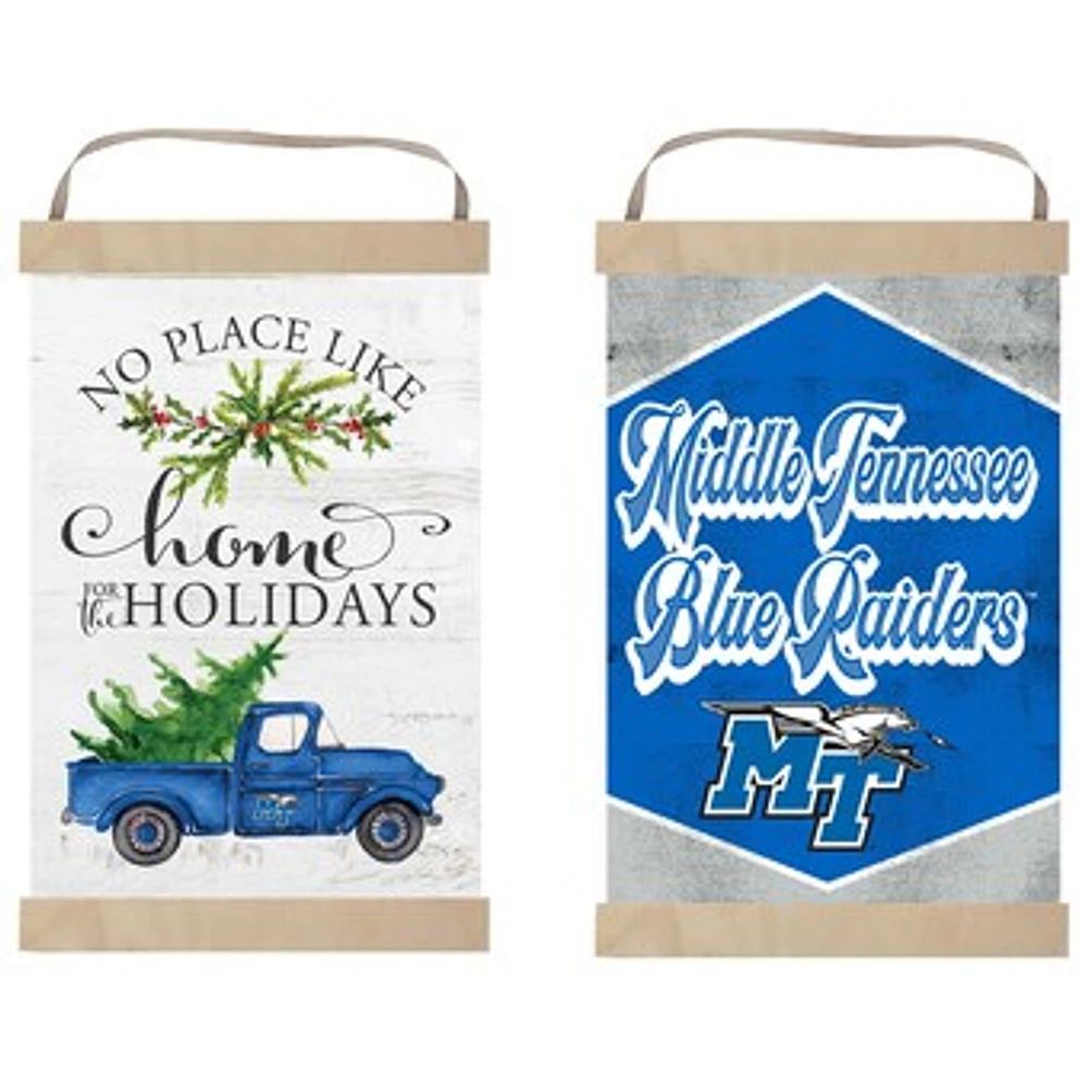 MTSU Blue Raiders 12" x 20" Reversible Banner Sign