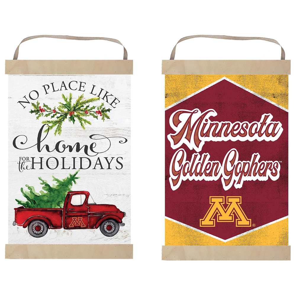 Minnesota Golden Gophers 12" x 20" Reversible Banner Sign