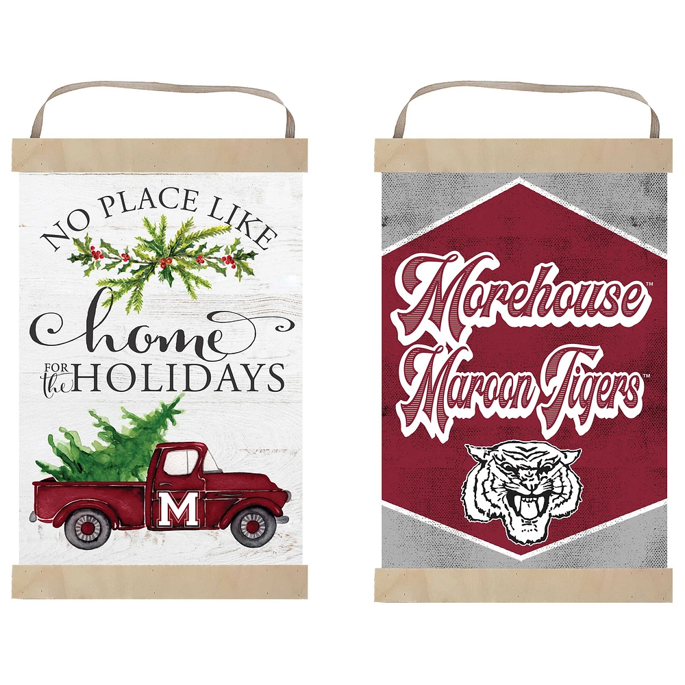 Morehouse Maroon Tigers 12" x 20" Reversible Banner Sign