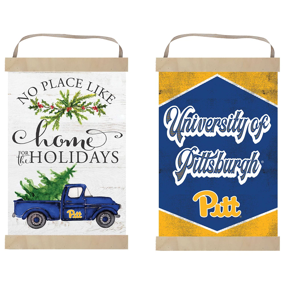Pitt Panthers 12" x 20" Reversible Banner Sign