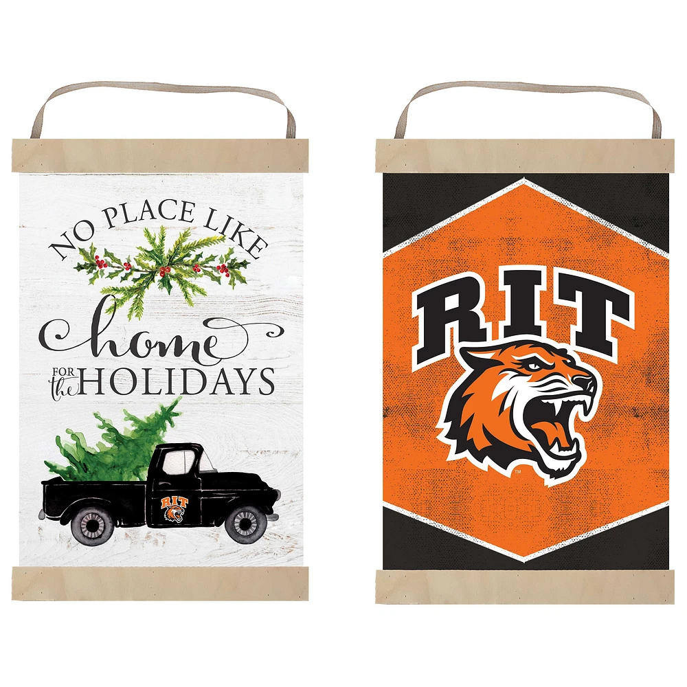 Rochester Institute of Technology Tigers 12" x 20" Reversible Banner Sign