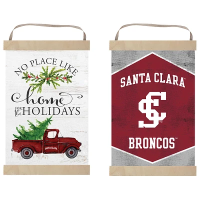 Santa Clara Broncos 12" x 20" Reversible Banner Sign