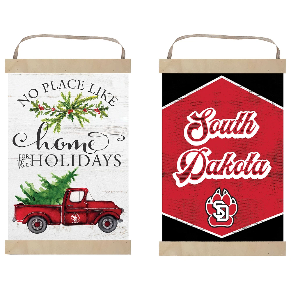 South Dakota Coyotes 12" x 20" Reversible Banner Sign