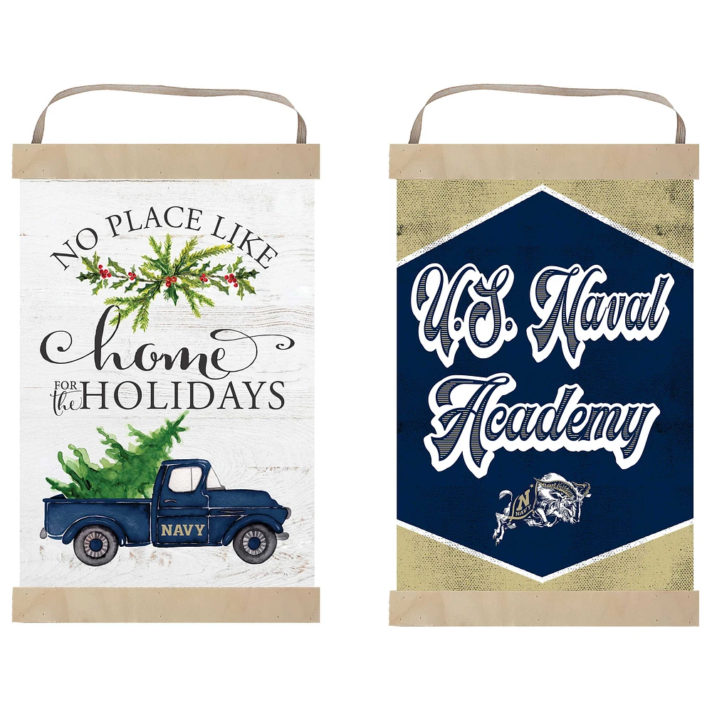 Navy Midshipmen 12" x 20" Reversible Banner Sign