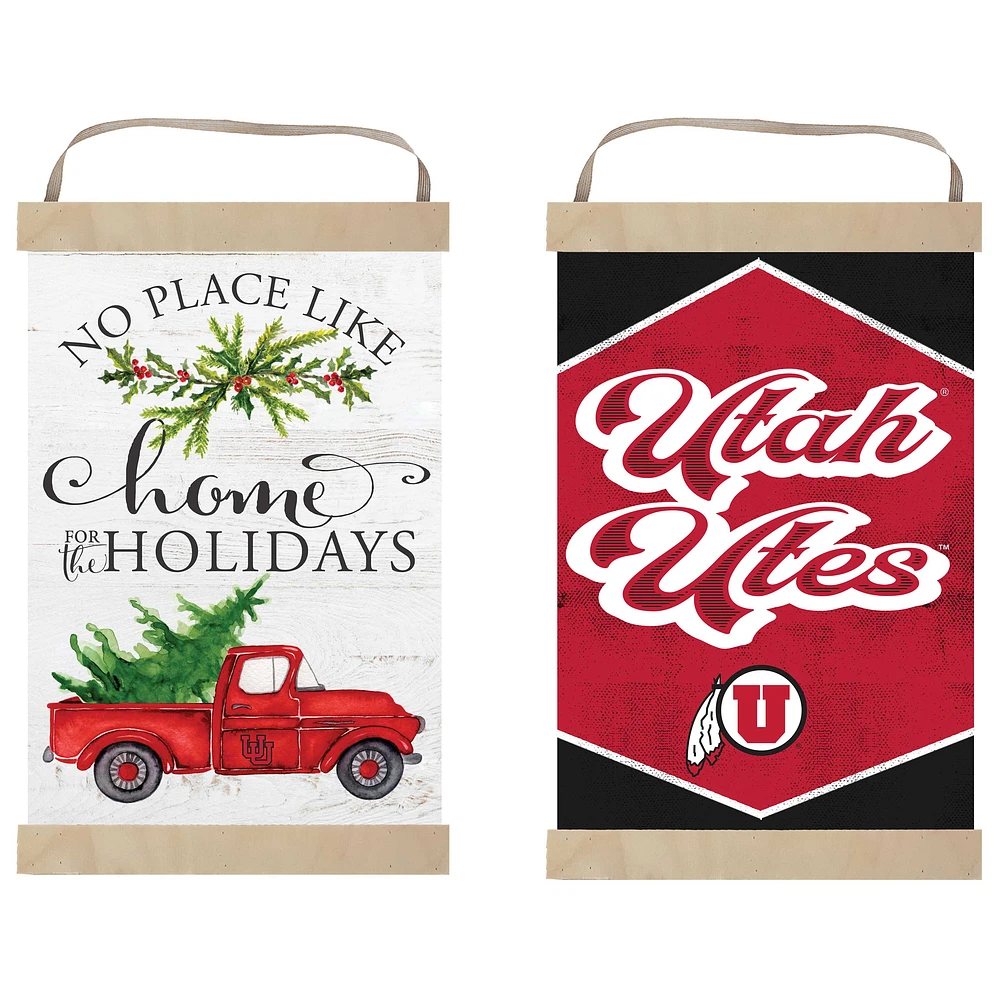 Utah Utes 12" x 20" Reversible Banner Sign