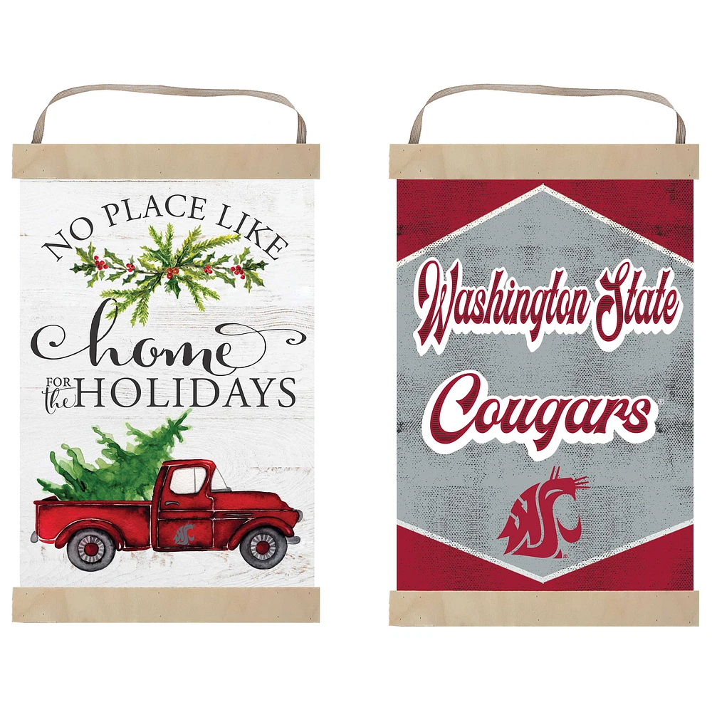 Washington State Cougars 12" x 20" Reversible Banner Sign